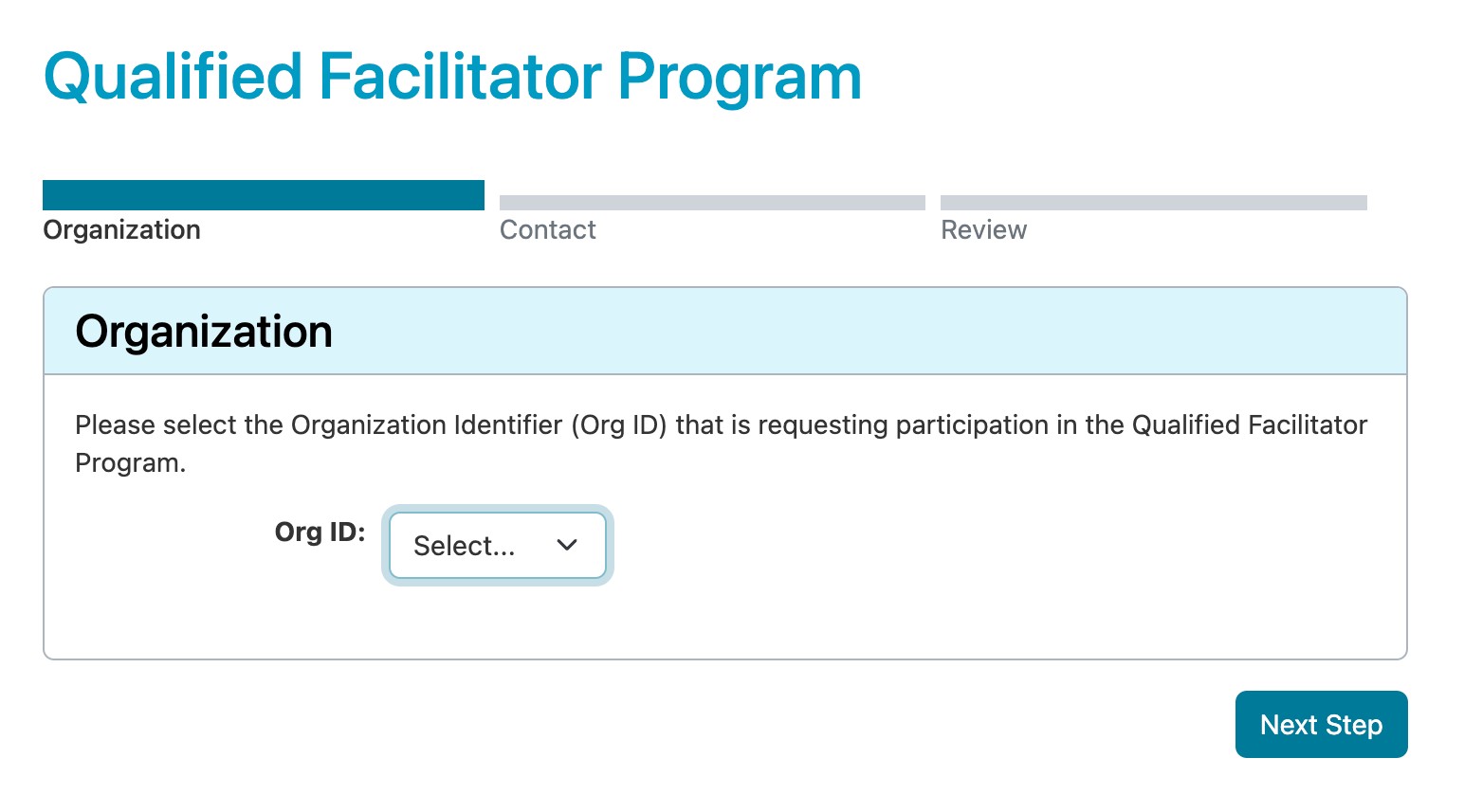 Qualified Facilitators Program